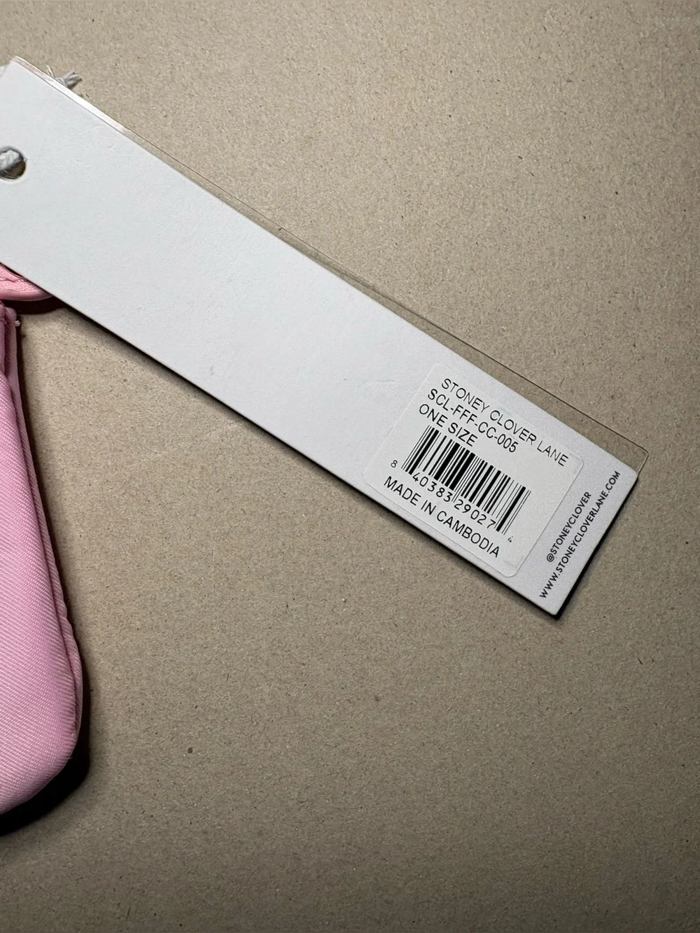 Stoney Clover Ln Light Pink Zip Pouch